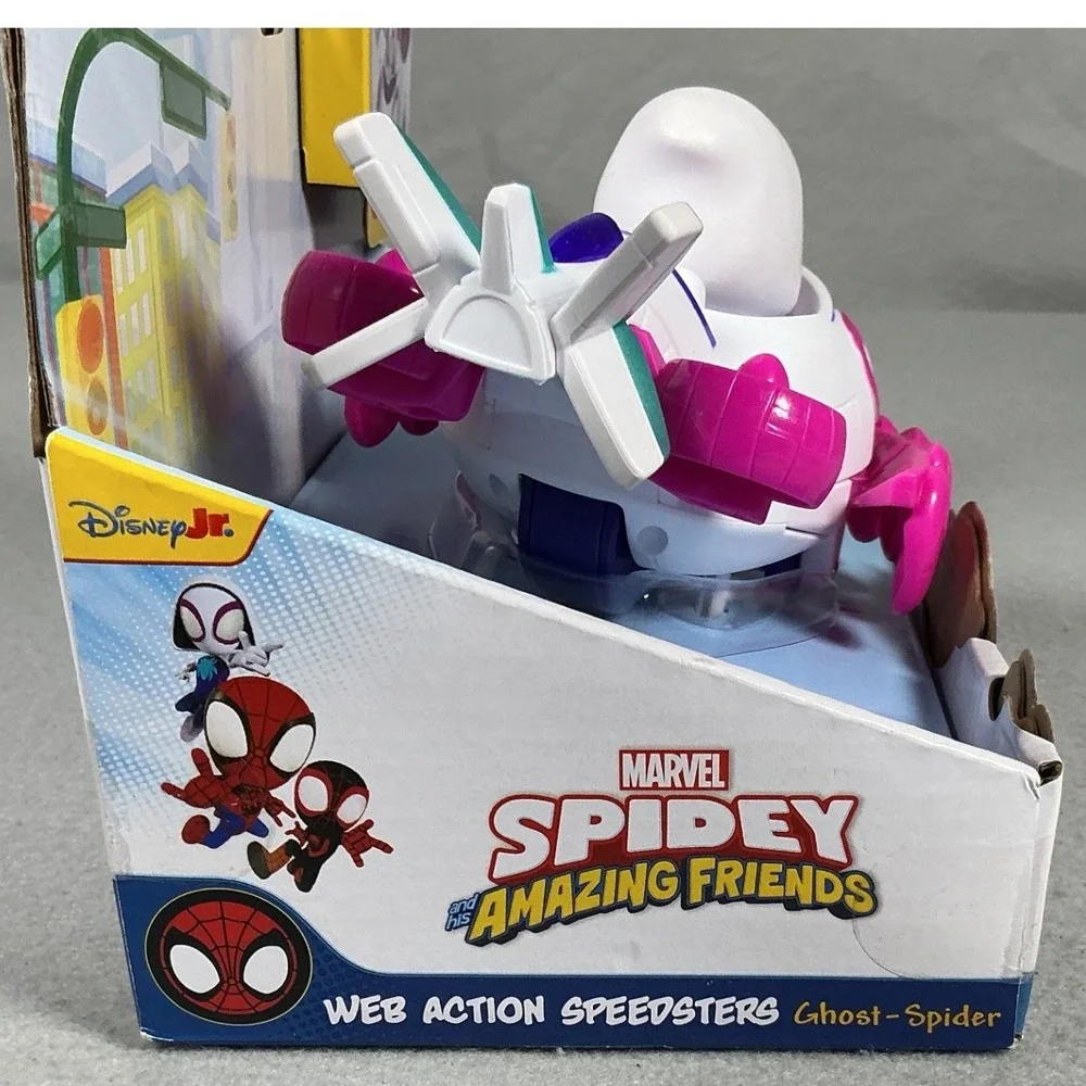 Marvel Spidey Amazing Friends Ghost-Spider Web Action Speedsters Jazwares Toy